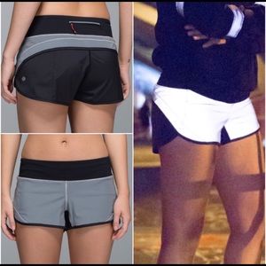🍋Lululemon reflective speed shorts